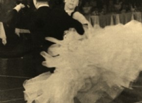 Flemming & Eva Hørning i KB hallen til Danmarksmesterskab 1953.